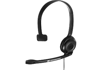 EPOS SENNHEISER PC 2 CHAT - Micro-casque mono-oreillette - Noise Cancelling microphone - Noir - Cuffie con microfono (Wired, Monofonico, On-ear, Nero)