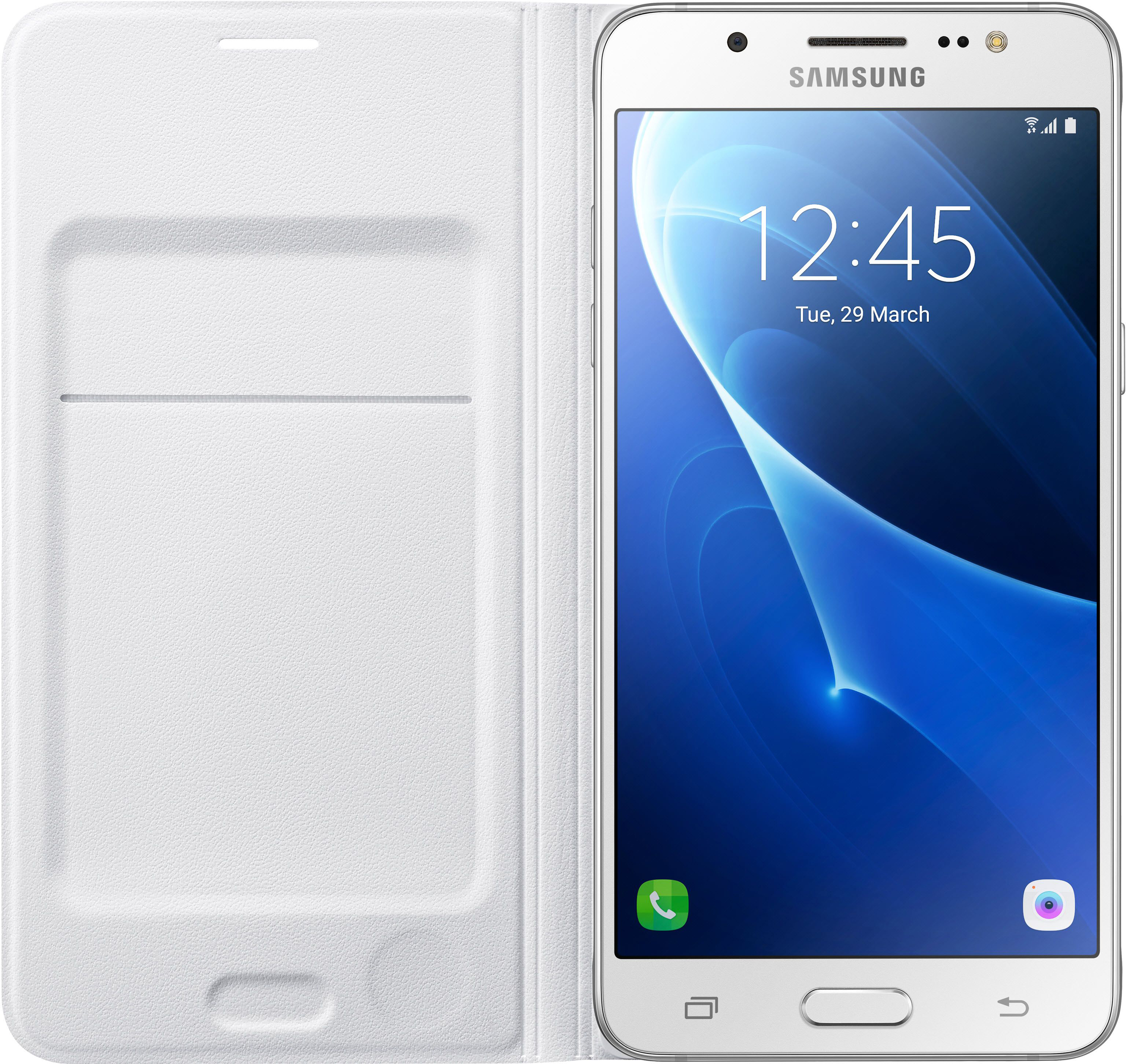 SAMSUNG EF-WJ510, Bookcover, Samsung, Galaxy J5 (2016), Weiß