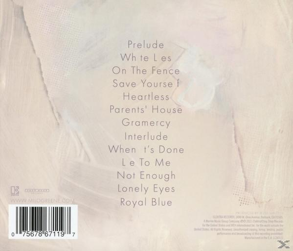 Milo Greene - Control  - (CD)