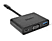SITECOM CN-364 USB-C naar USB + VGA + USB-C Adapter