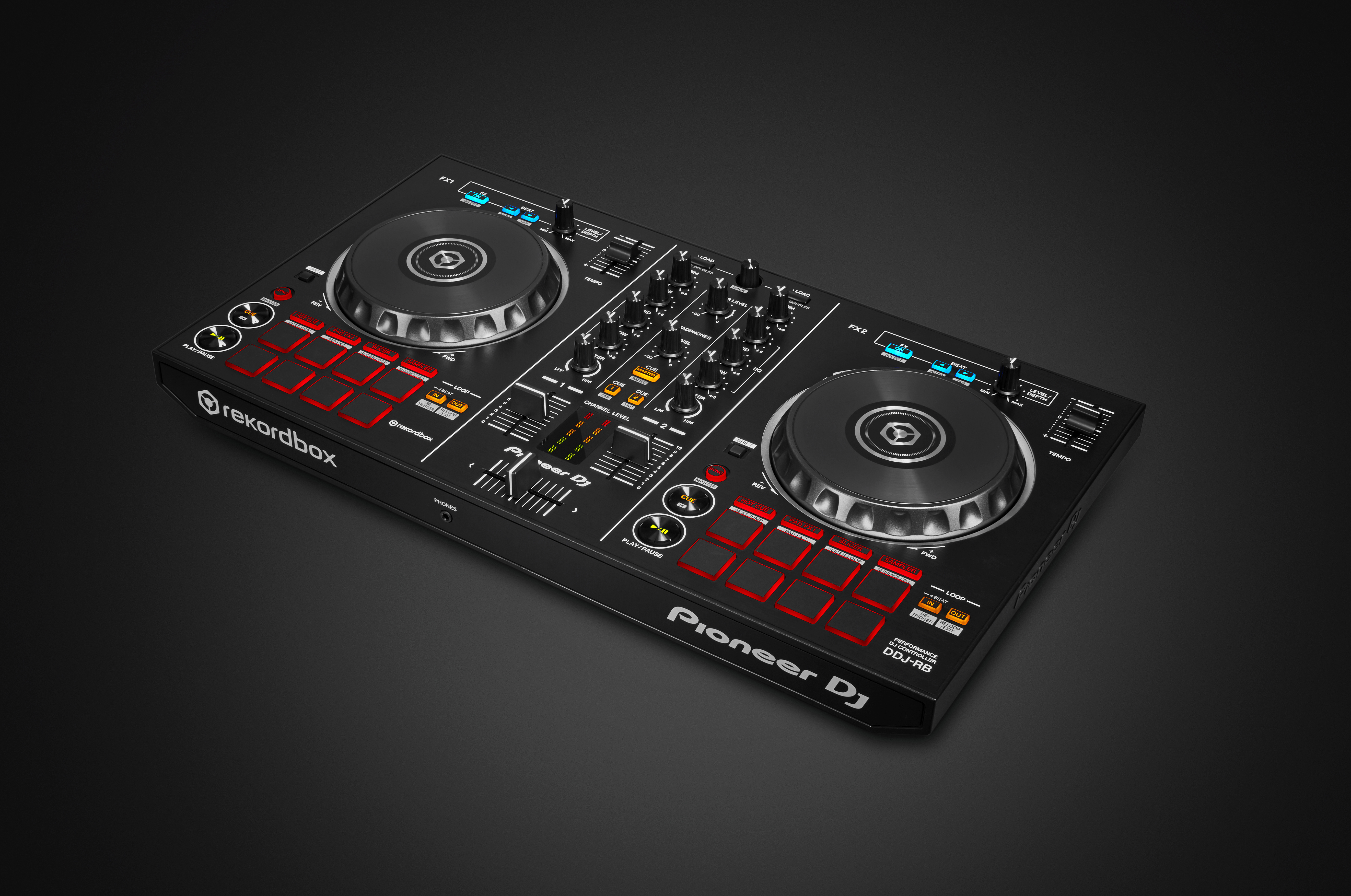 PIONEER DJ DDJ-RB DJ-Controller, Schwarz