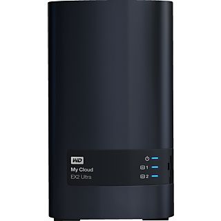 WESTERN DIGITAL My Cloud EX2 Ultra - NAS (HDD, 16 TB, Anthrazit)