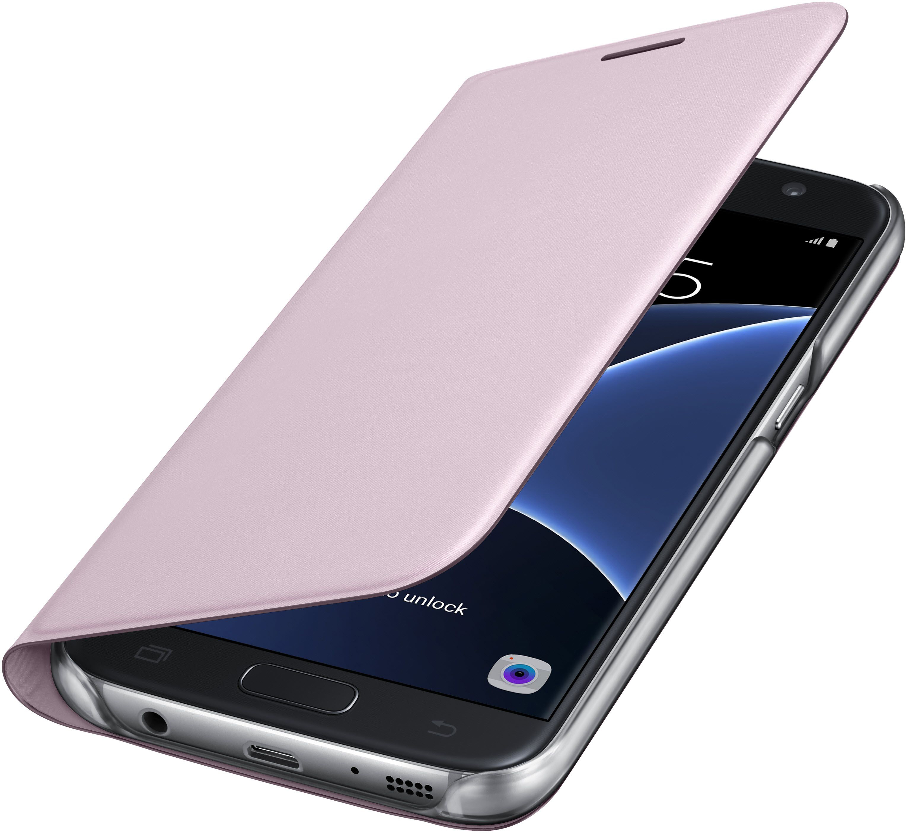 SAMSUNG EF-WG930, Bookcover, Samsung, Galaxy S7, Rosa