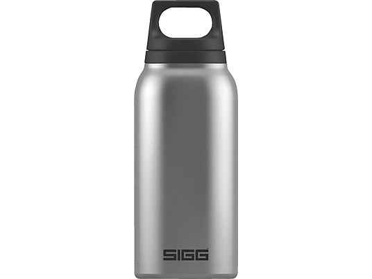 SIGG 8515.9 Hot & Cold Brushed  Isolierflasche Silber/Schwarz