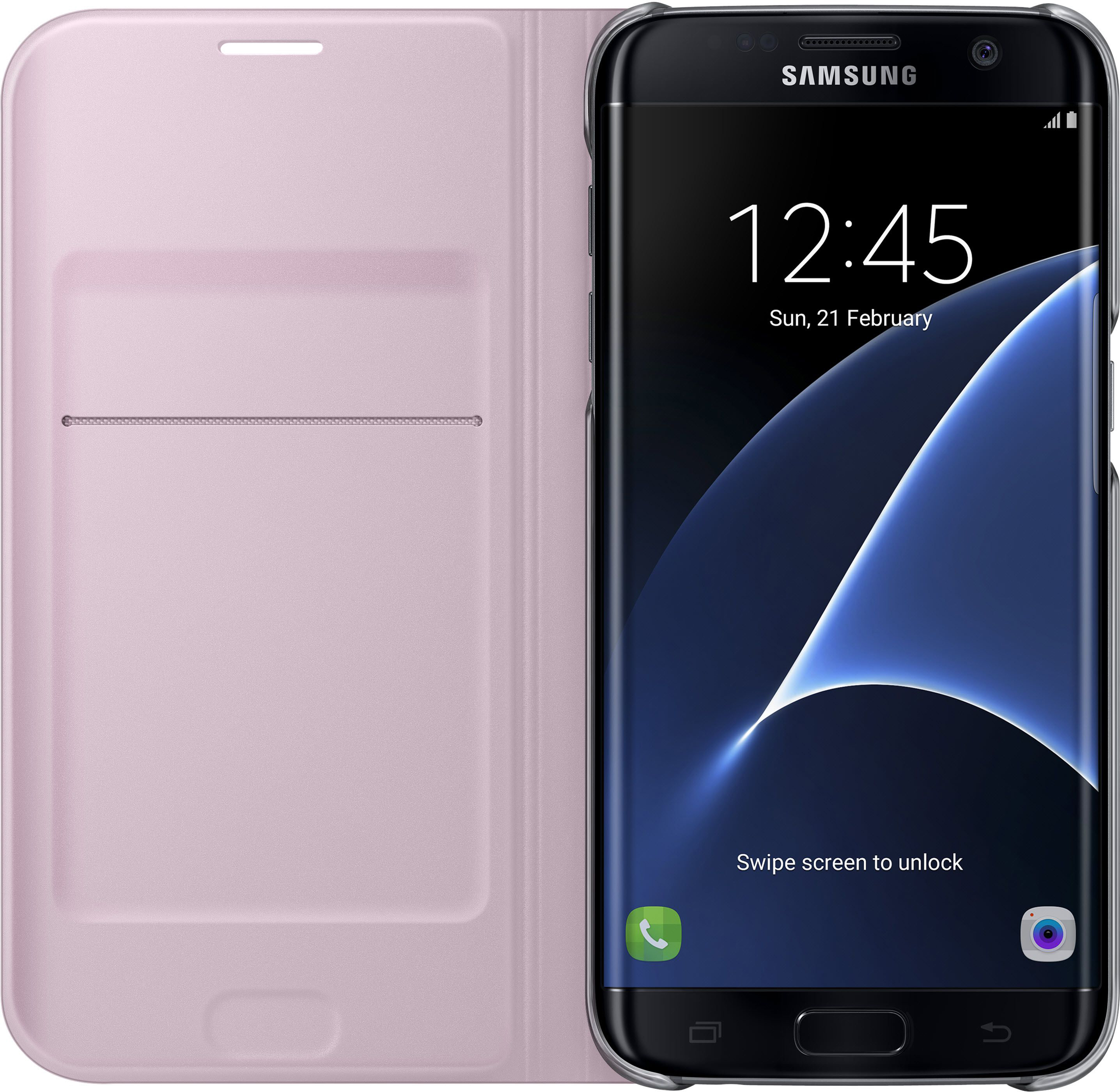 SAMSUNG EF-WG935, Bookcover, Samsung, Galaxy S7 Edge, Rosa