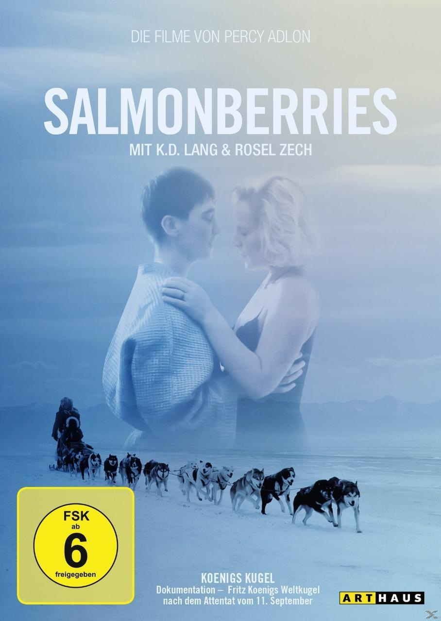 DVD-Cover mit zwei Frauen, die sich ansehen, Hundeschlitten im Hintergrund.