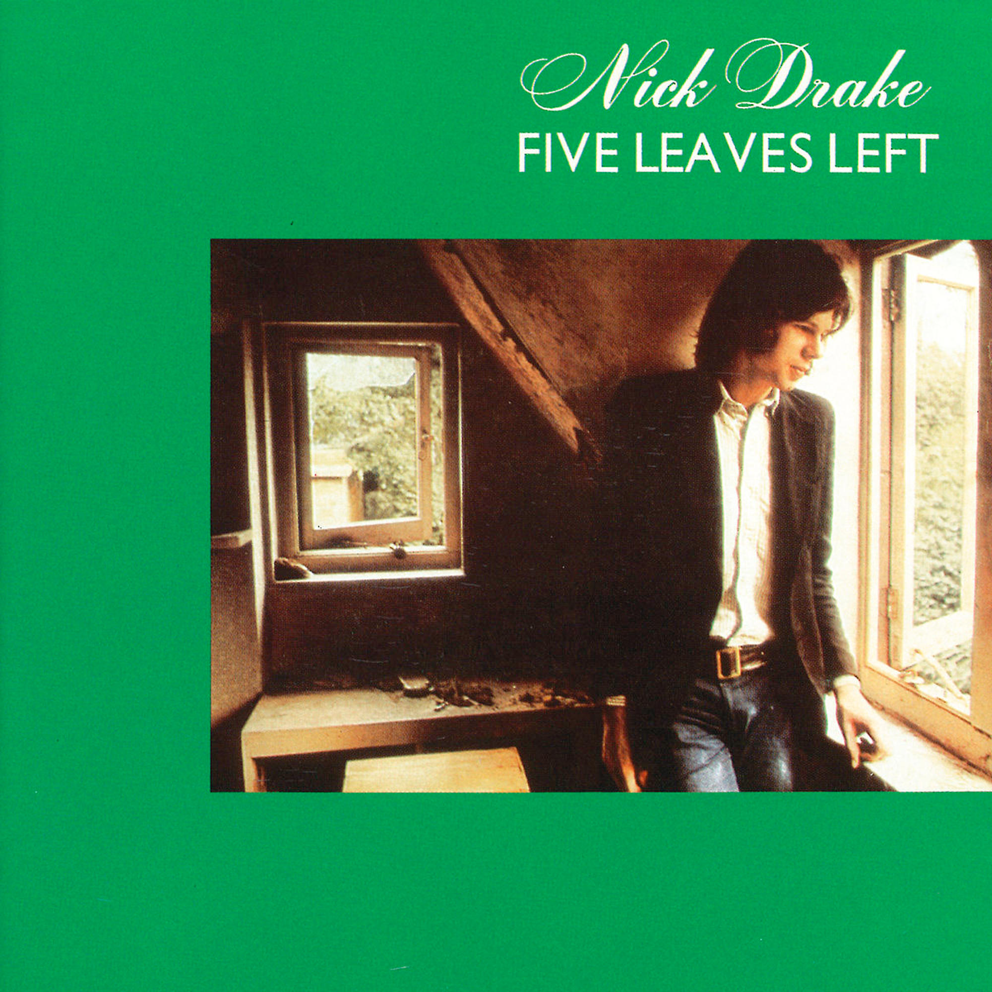 Albumcover mit einem Mann, der aus einem Fenster schaut.