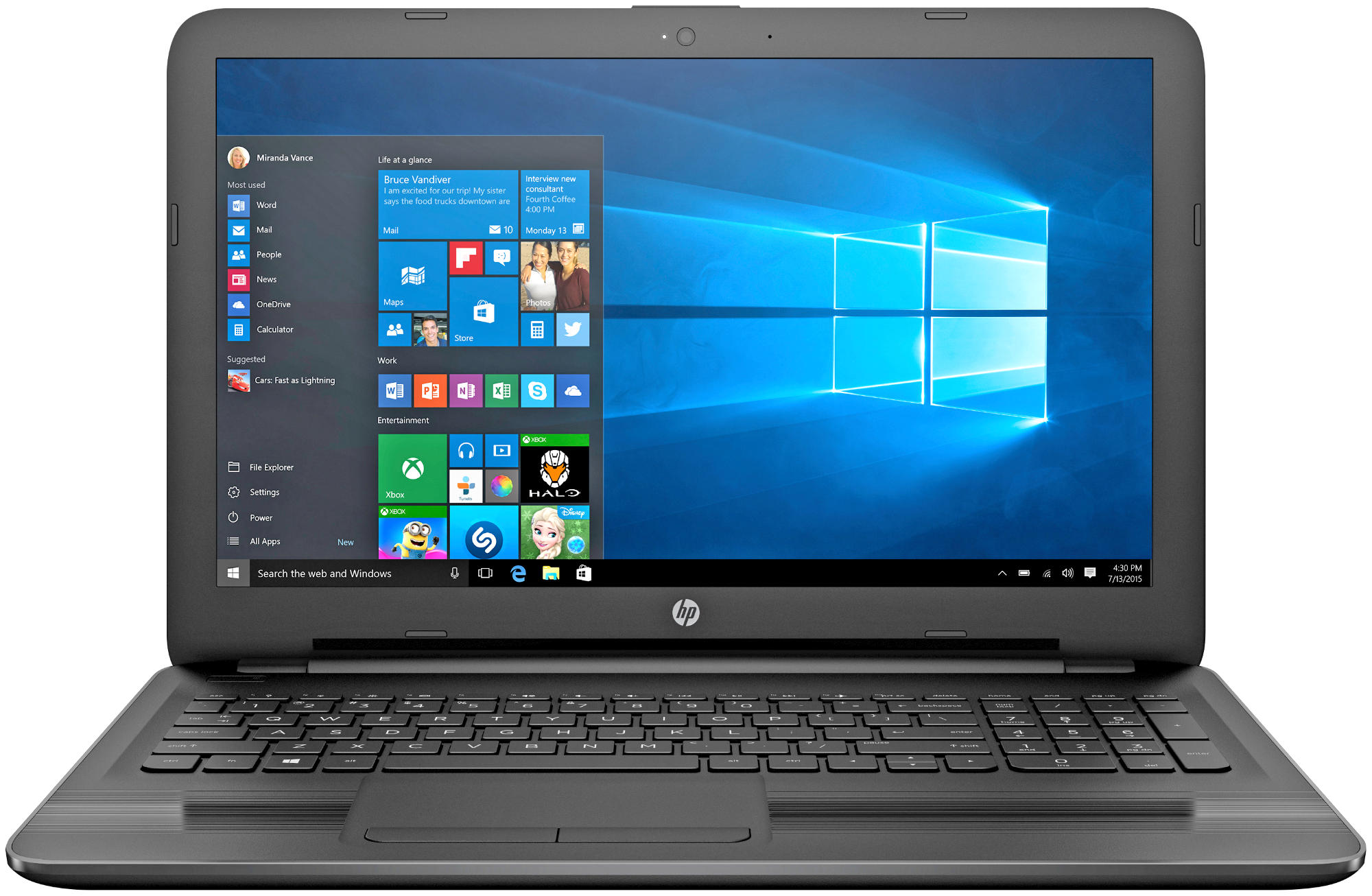 HP 15-AY132NG - 15,6 Zoll - Intel® Core™ i5 i5-7200U - 6 GB - 1 TB - Intel® HD 620 - Windows 10 Home (64 Bit)