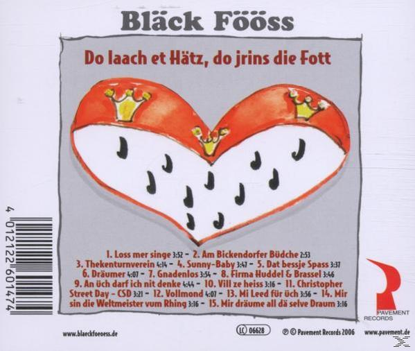 Et De - Hätz, Fott Die Do Fööss Laach (CD) - Bläck Jrins Do