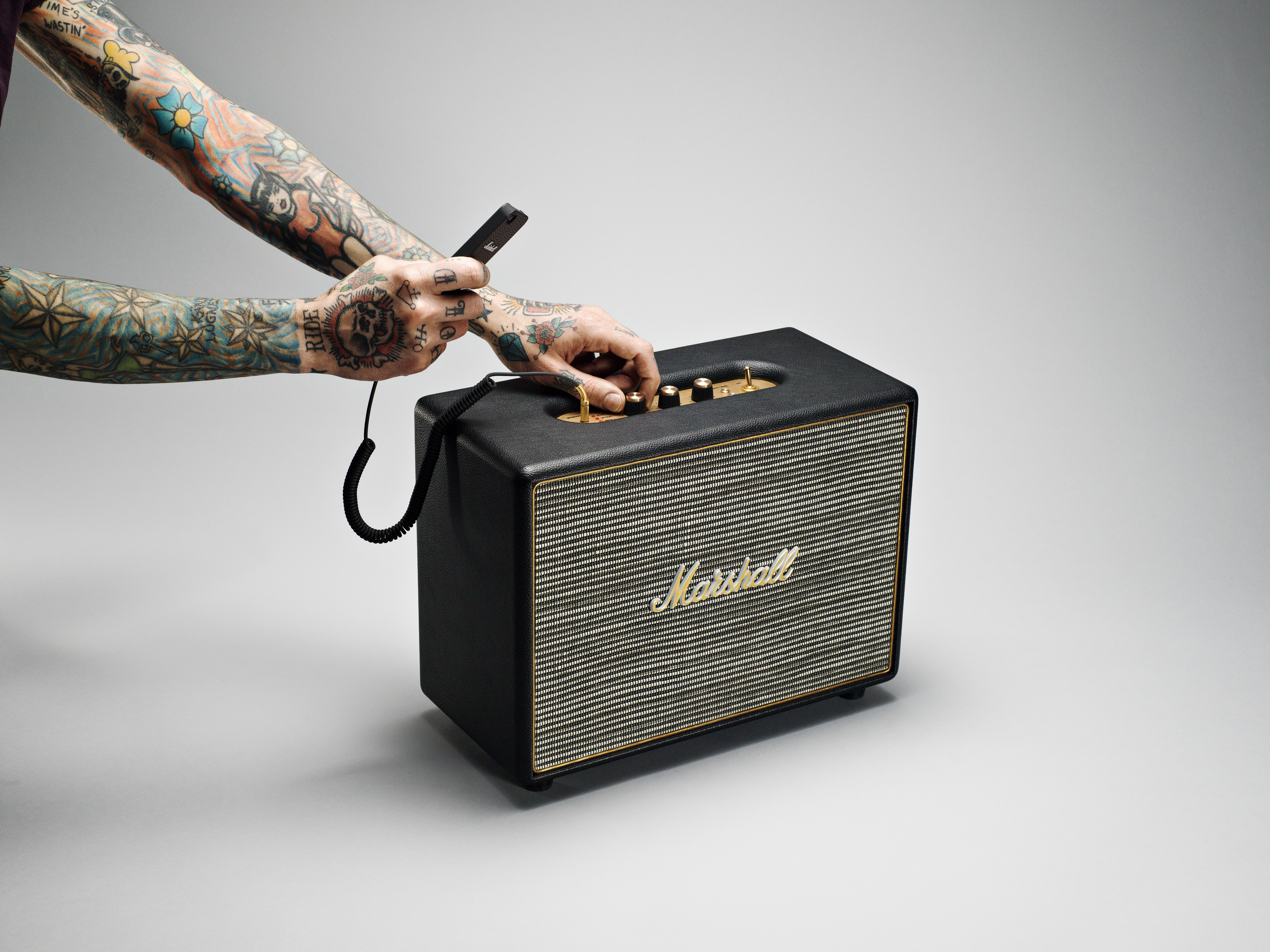MARSHALL Woburn Bluetooth Lautsprecher, Schwarz