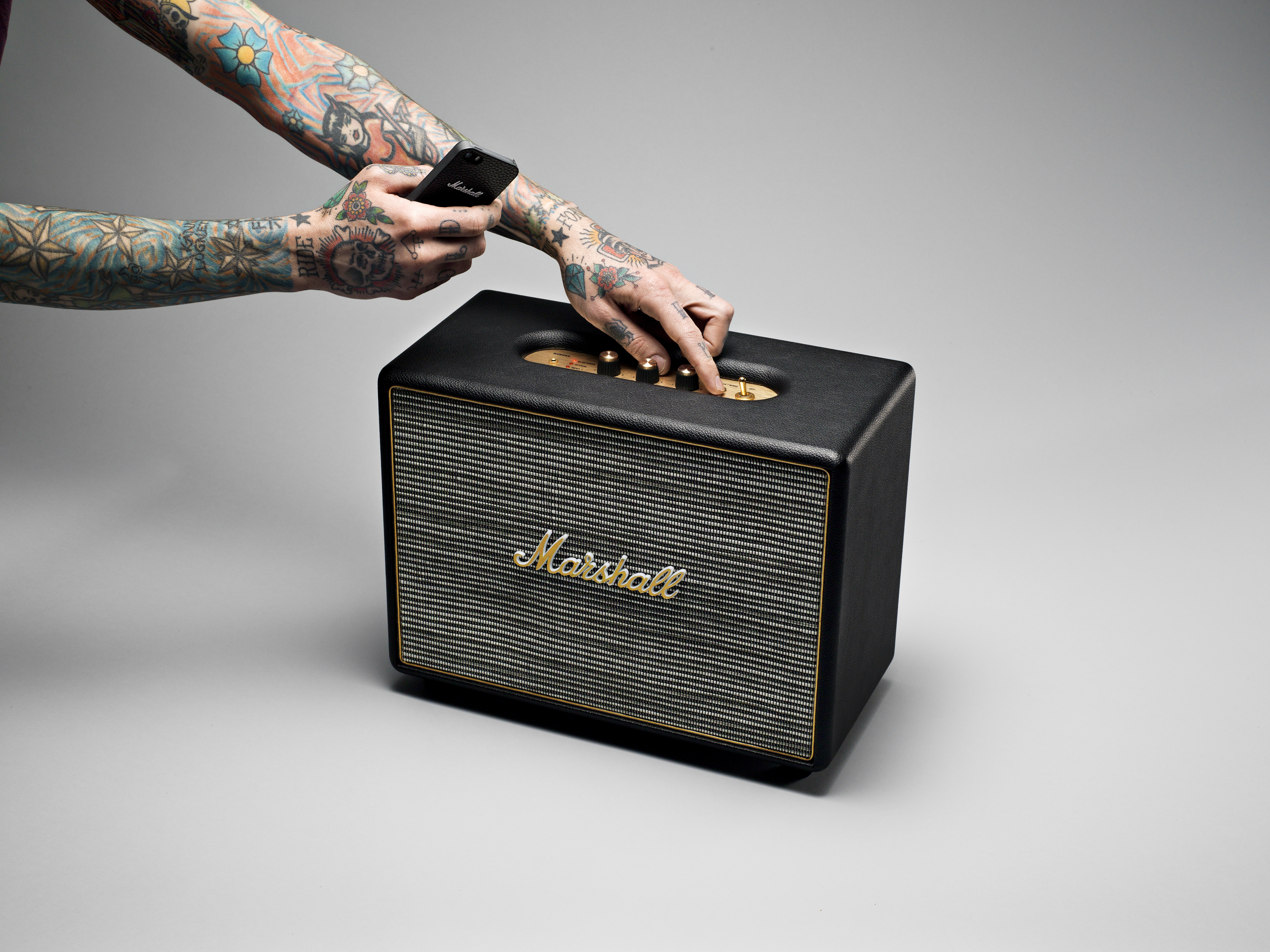MARSHALL Woburn Bluetooth Lautsprecher, Schwarz