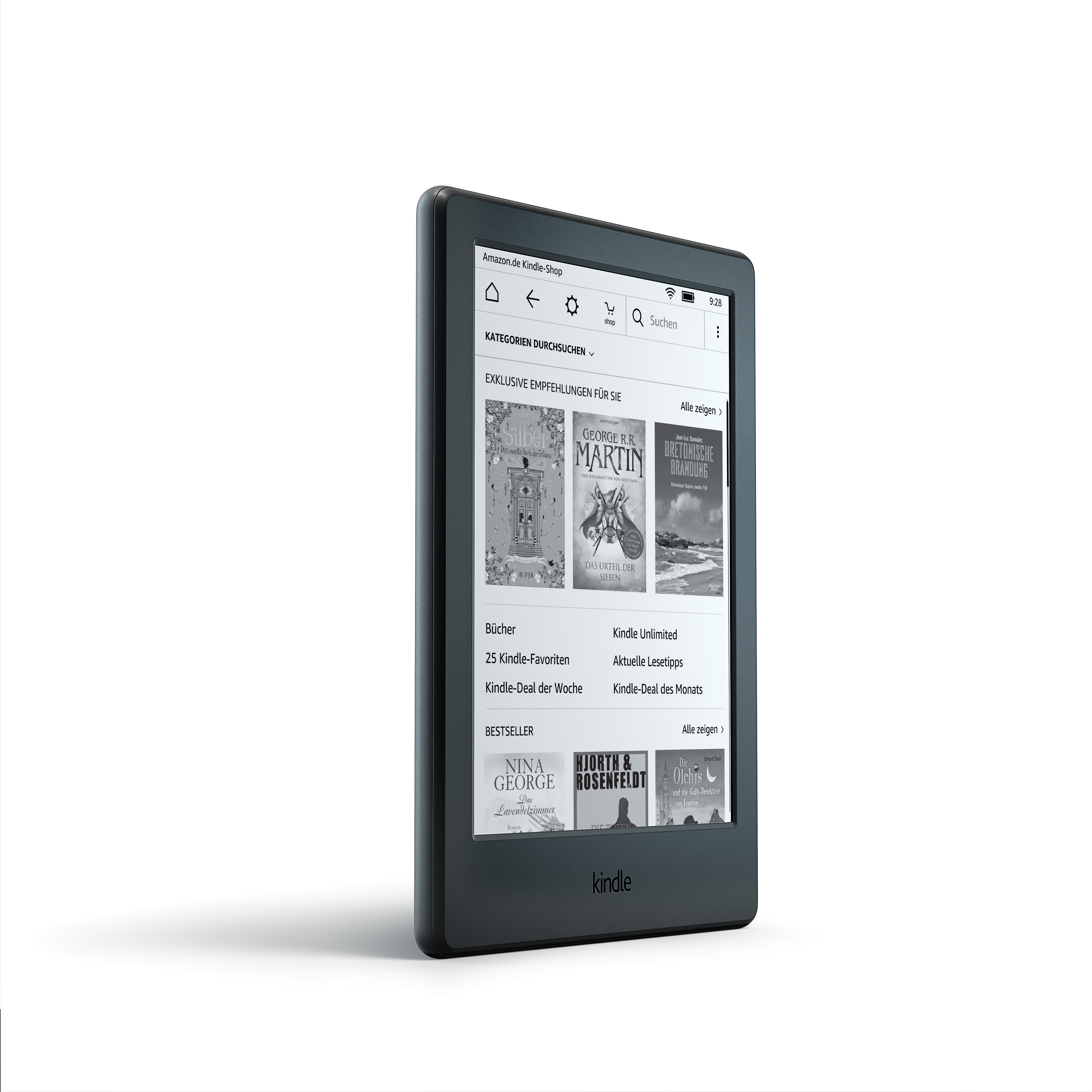 KINDLE eBook Reader WLAN, schwarz (B0186FESVC)