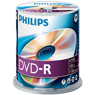 PHILIPS Pack 100 DVD-R 4.7 GB