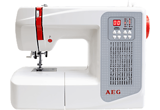 AEG AEG 6200 WHITE/RED - Overlock-Nähmaschine (Weiß/Grau/Rot)