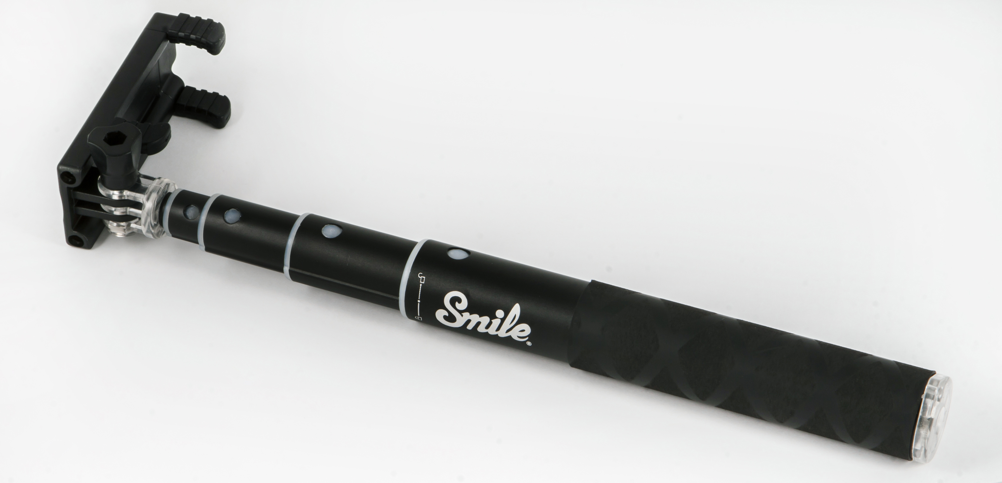 SMILE Pocket Pin Up Selfie Stick, Schwarz, Höhe offen bis 60 mm