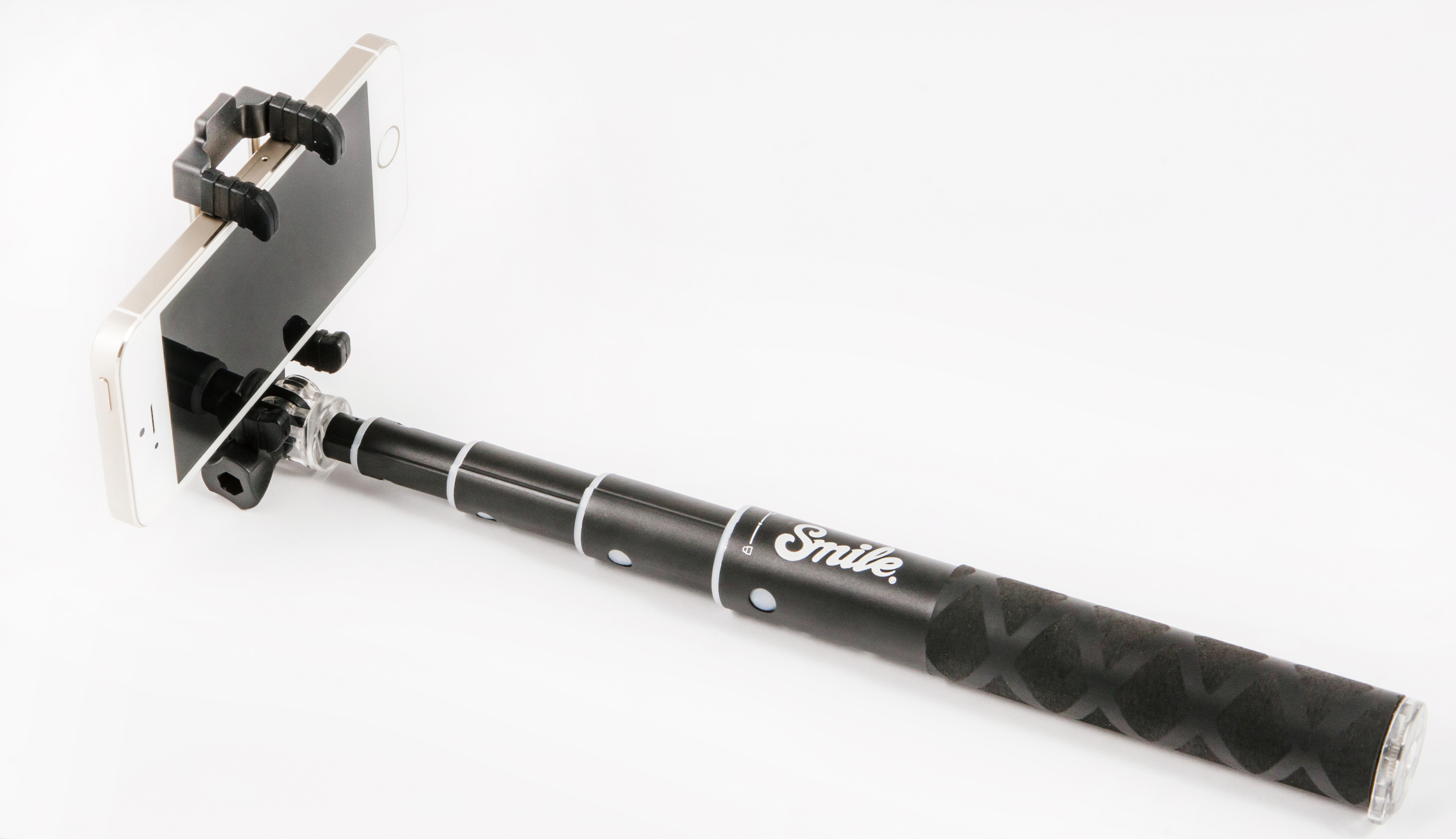 SMILE Pocket Pin Up Selfie Stick, Schwarz, Höhe offen bis 60 mm