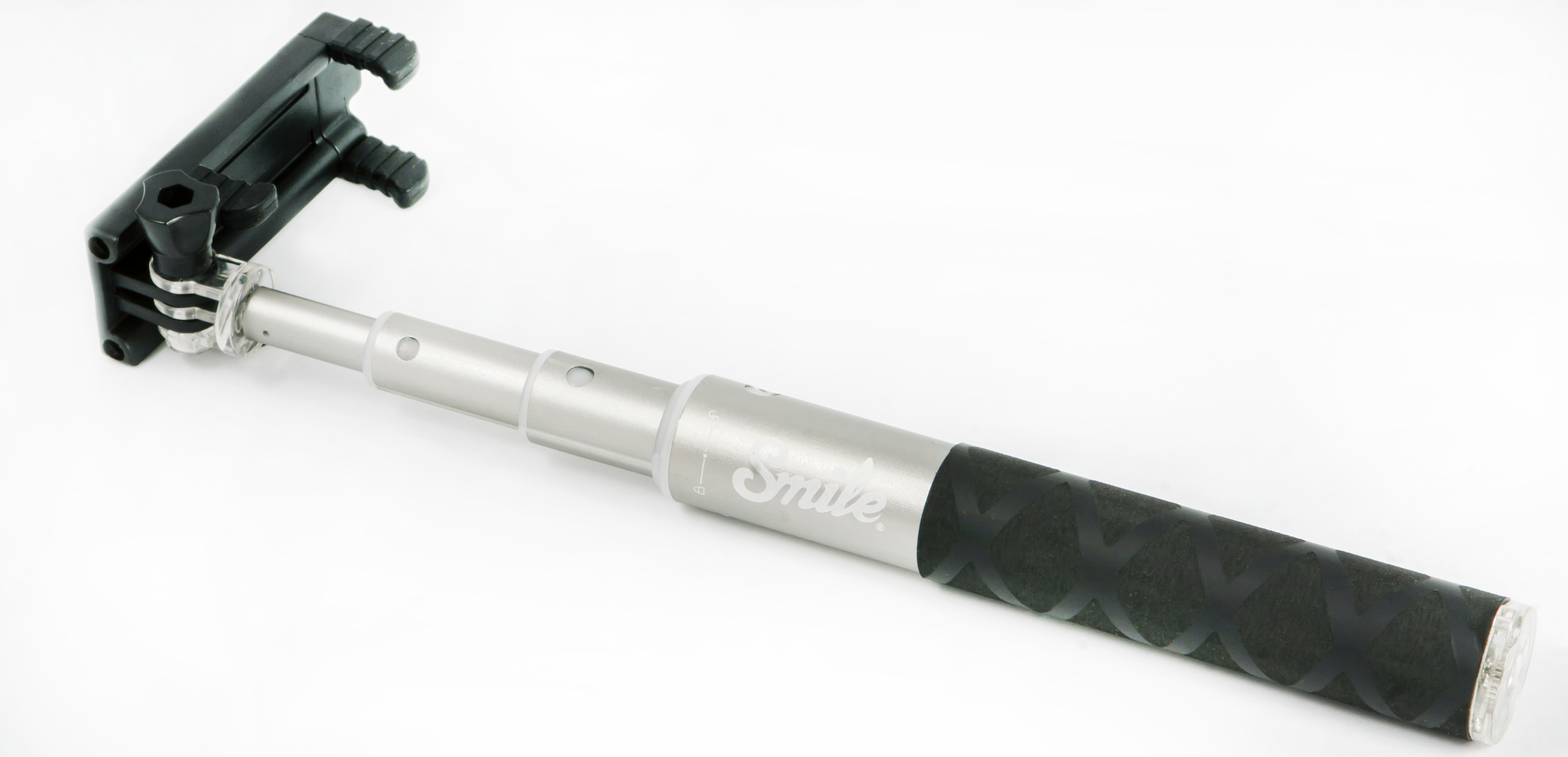 SMILE Pocket Smile  Selfie Stick, Schwarz, Höhe offen bis 60 mm