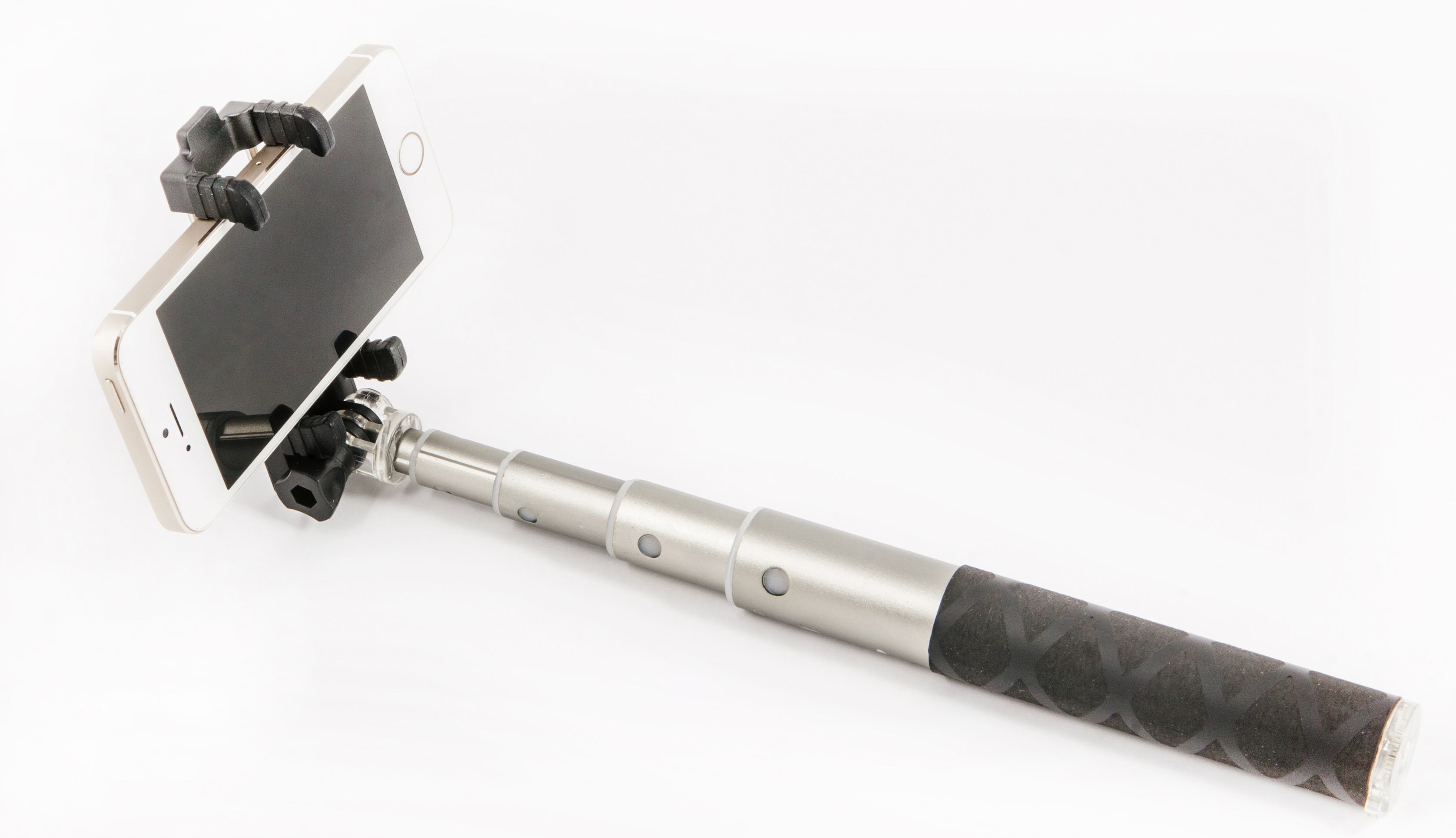 SMILE Pocket Smile  Selfie Stick, Schwarz, Höhe offen bis 60 mm