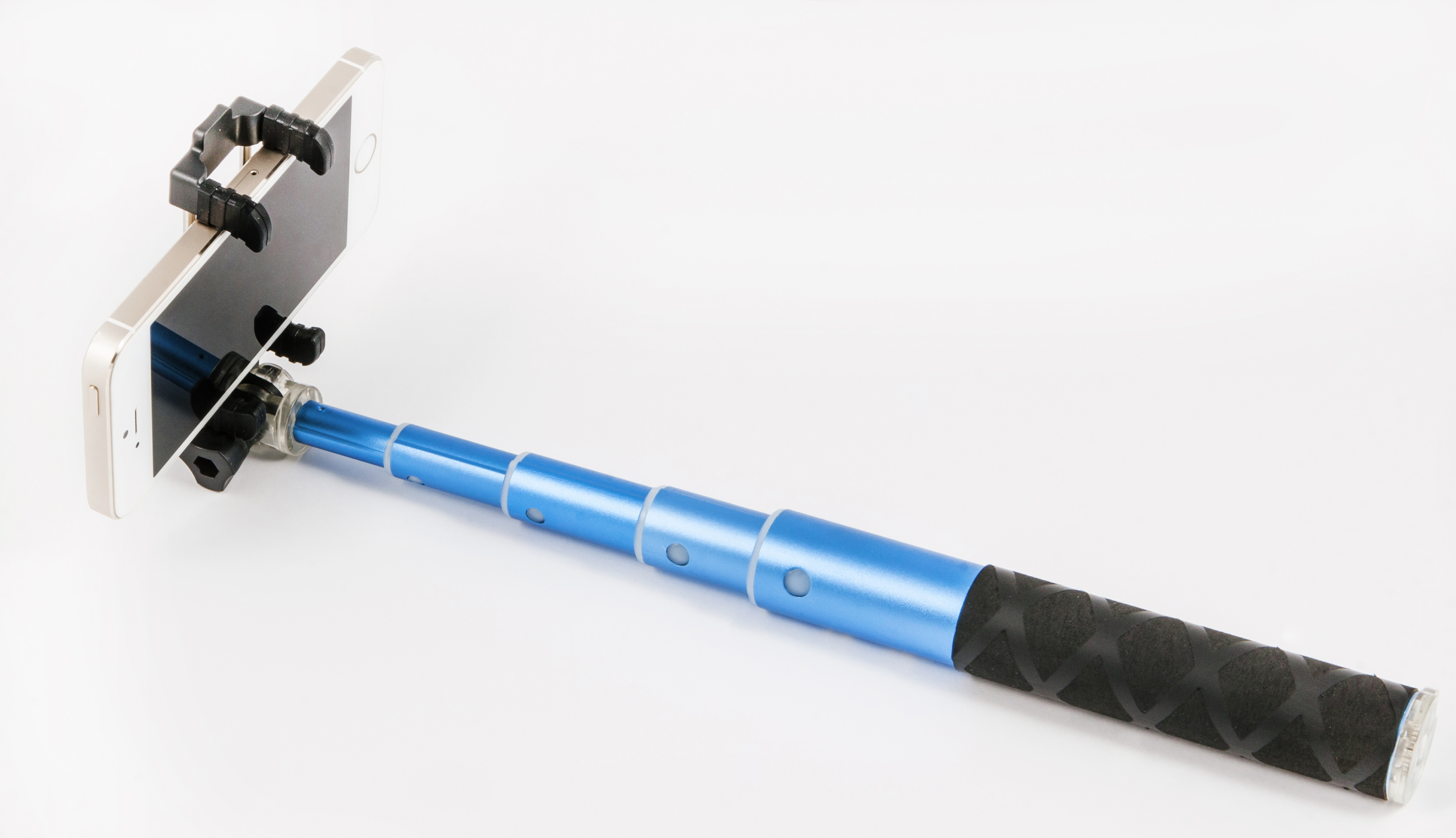 SMILE Pocket Mod  Selfie Stick, Blau, Höhe offen bis 60 mm