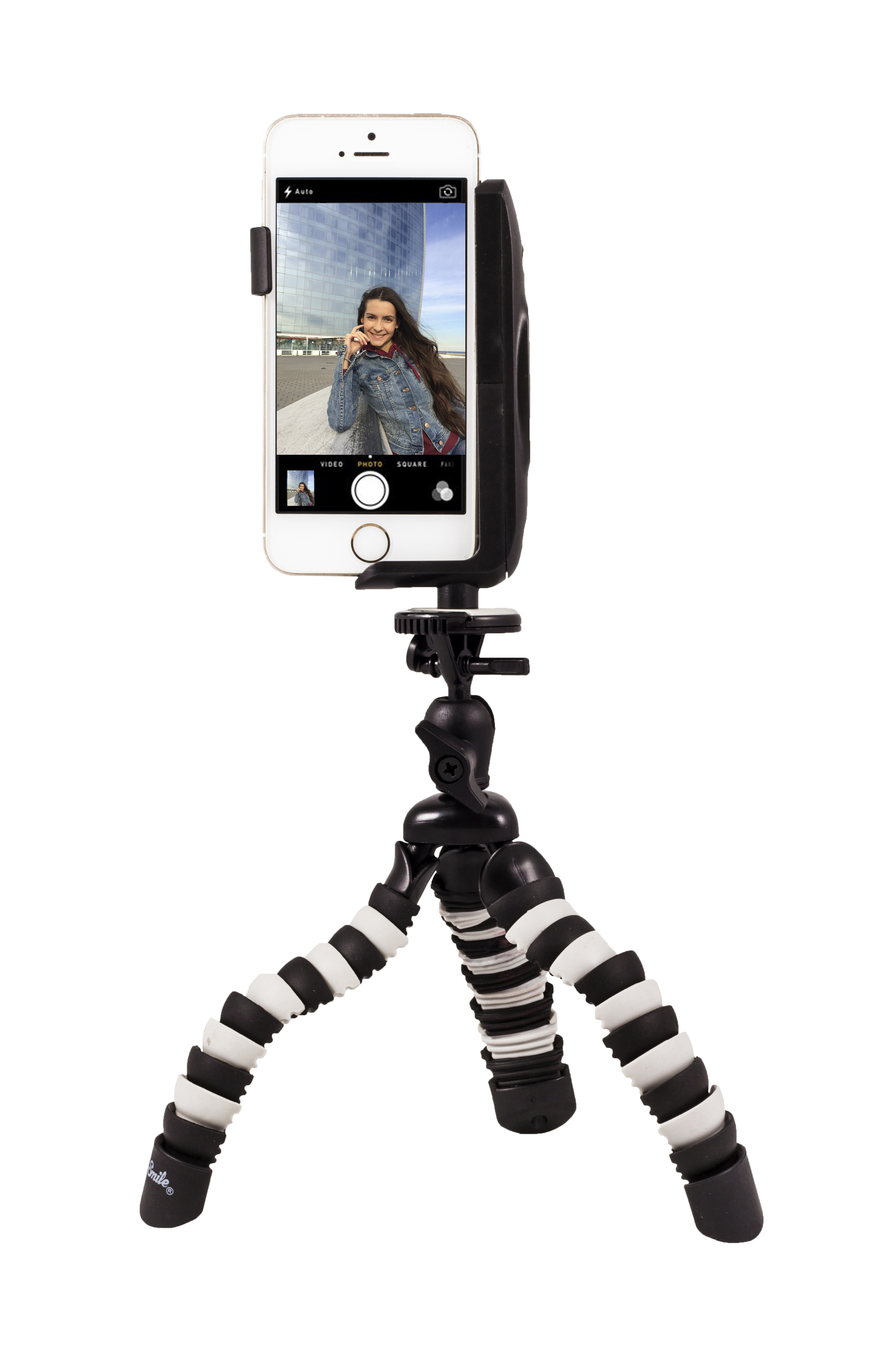 SMILE Selfie Kit Pro Selfie Kit, Schwarz, Höhe offen bis 760 mm