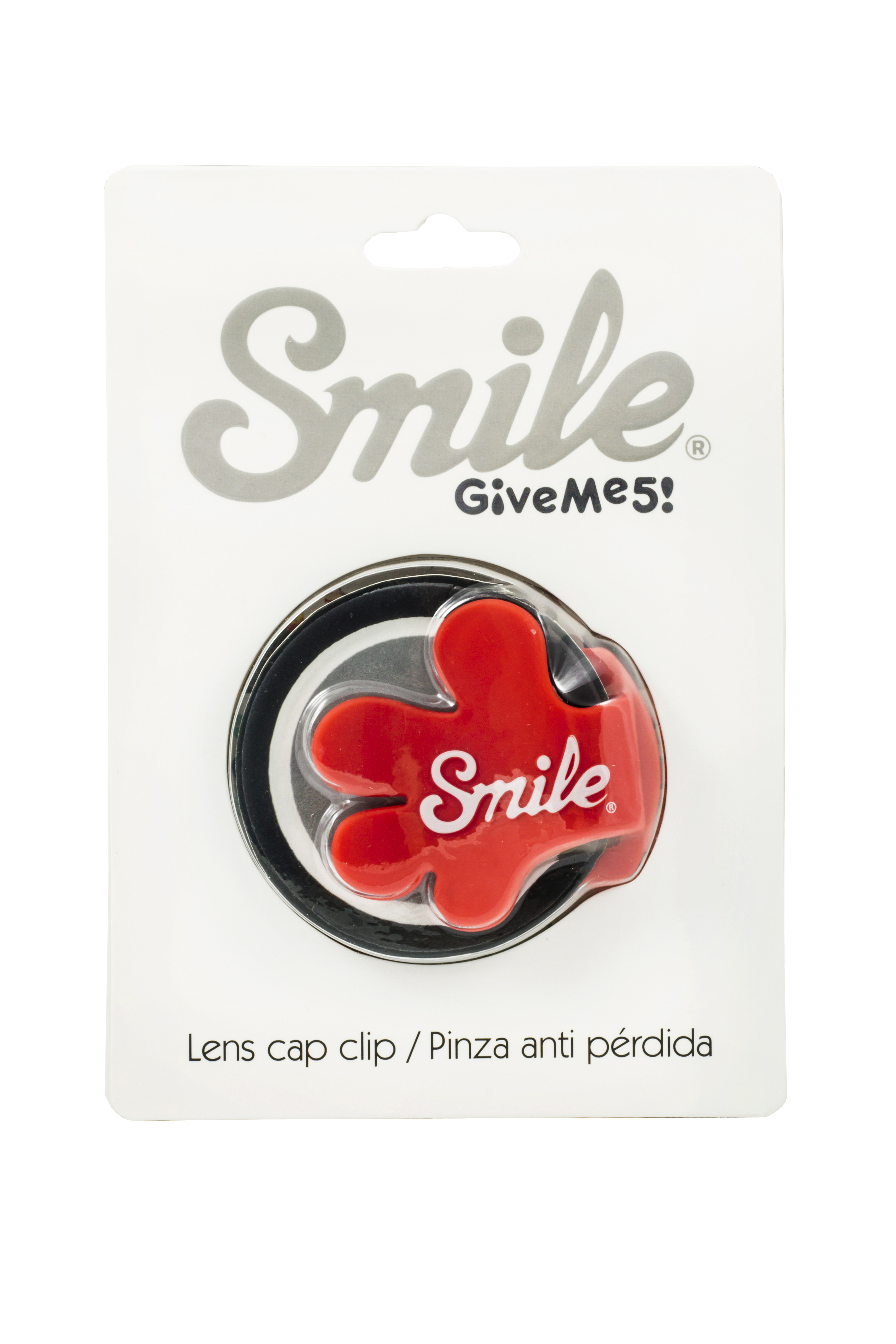 SMILE GiveMe5, Objektivdeckel Clip, Rot