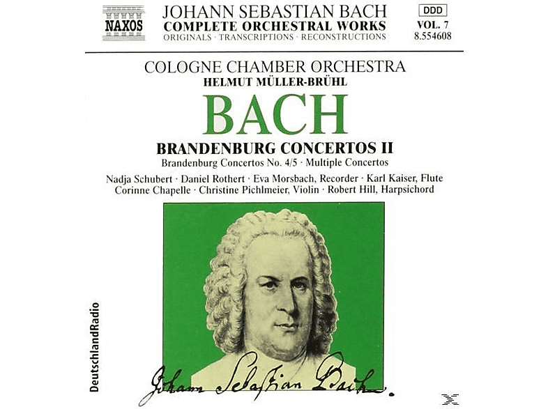 Thumbnail - Cologne Chamber Orchestra, Helmut/kölner Kammerorchester Müller-brühl - Brandenburg.Konzerte II (CD)