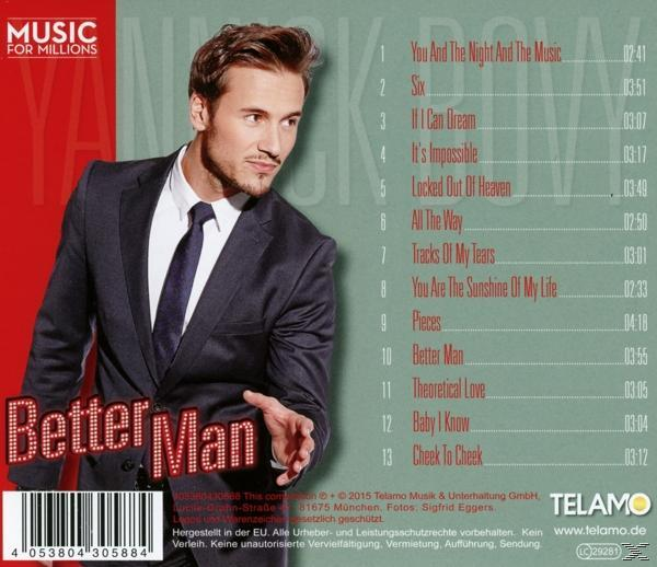 Yannick Bovy - Better Man  - (CD)