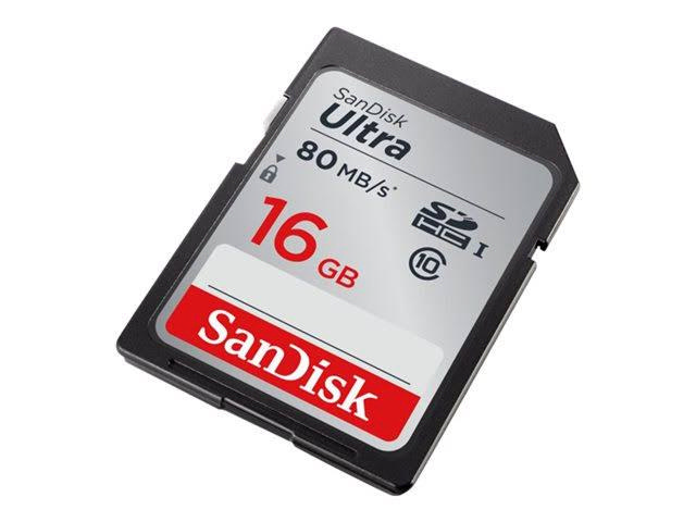 SANDISK 16Gb 80/Mb Ultra SD Class10 Hafıza Kartı