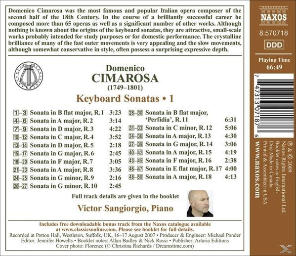 Victor Sangiorgio - Klaviersonaten Vol.1  - (CD)