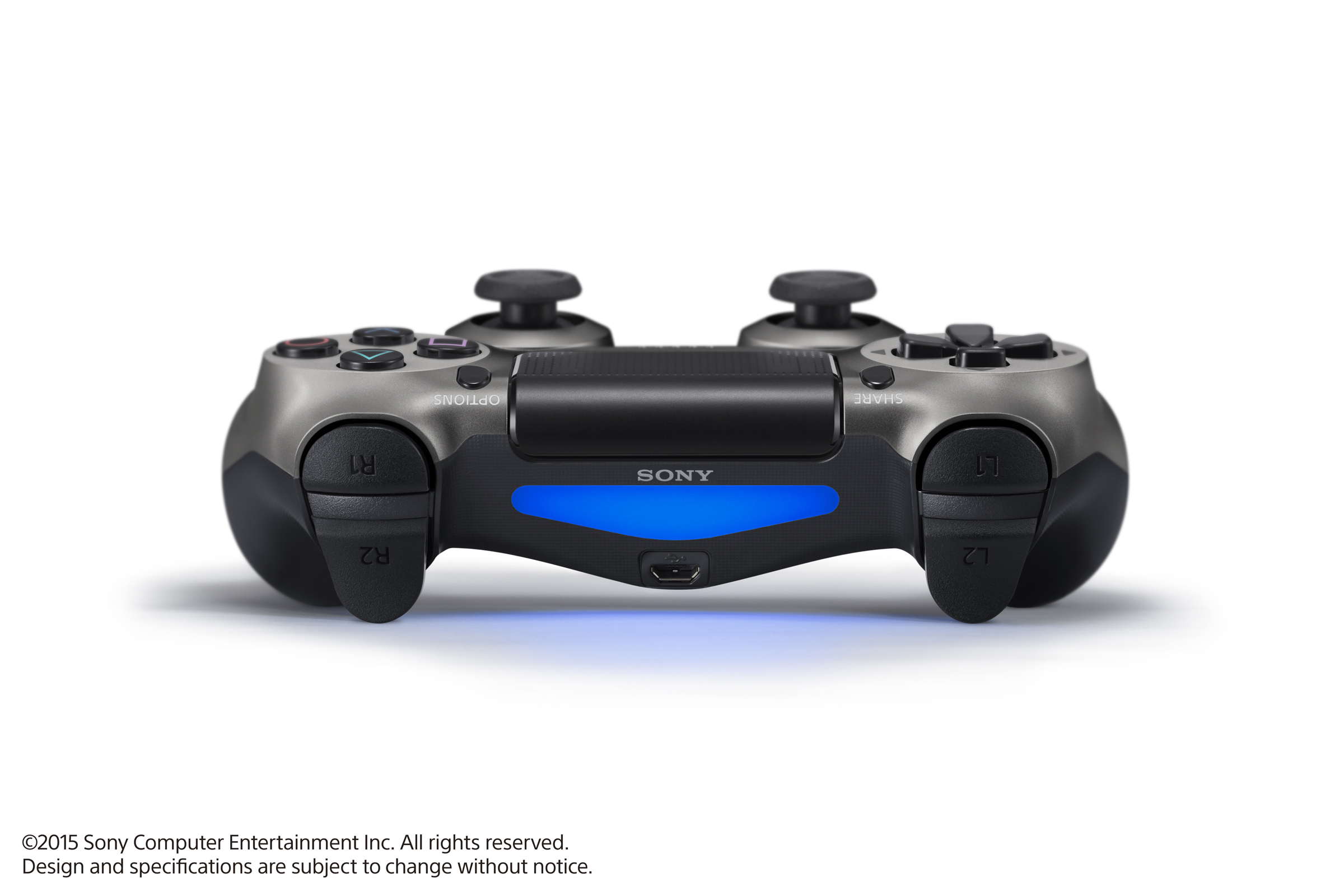 SONY PS4 Wireless DualShock 4 Controller Steel Black Dualshock 4 Controller Steel Black für PlayStation 4