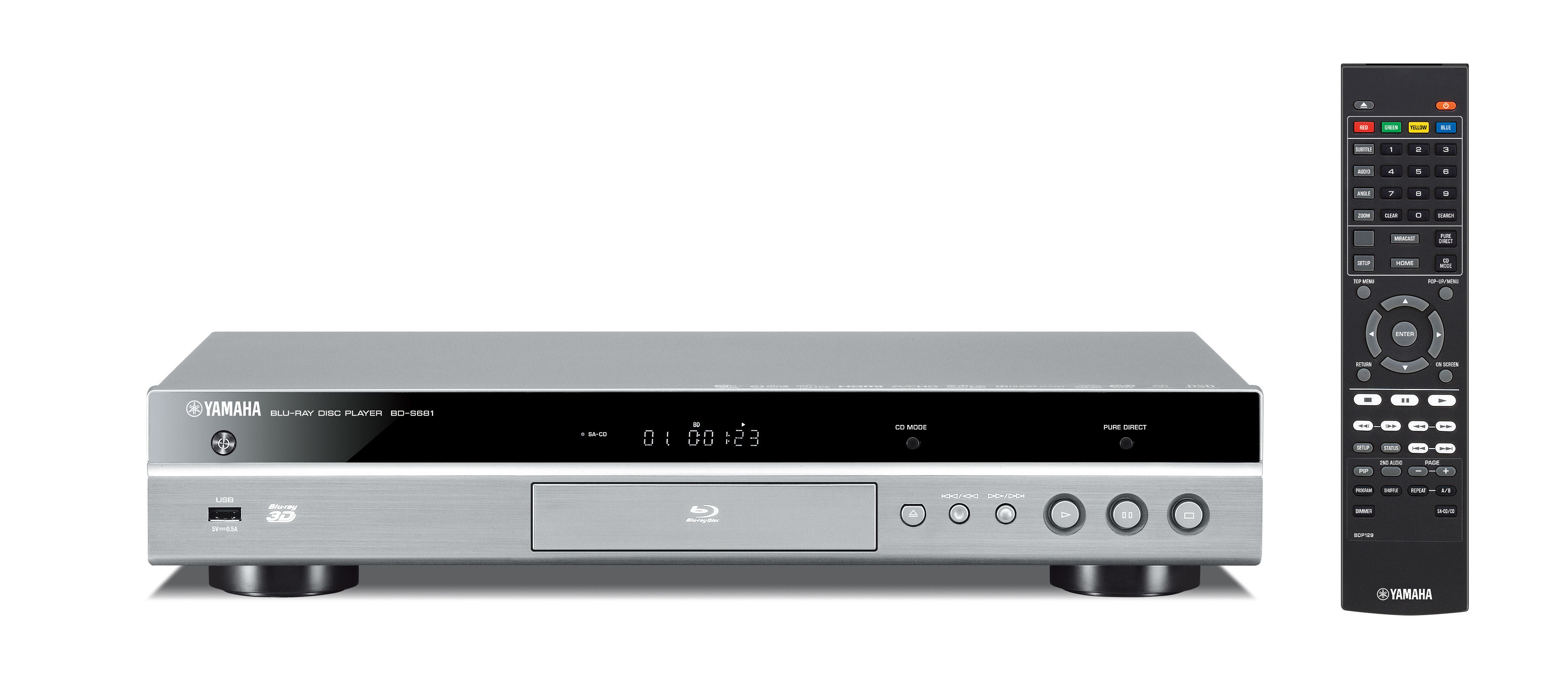 YAMAHA BD-S681 Blu-ray Player Silber