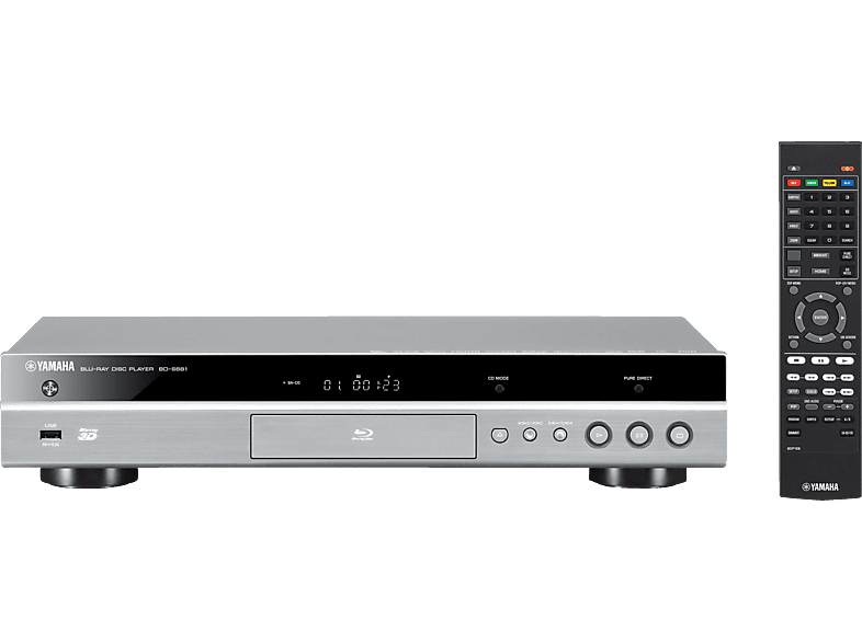 YAMAHA Bluray Player YAMAHA BDS681 Bluray Player (Silber) MediaMarkt
