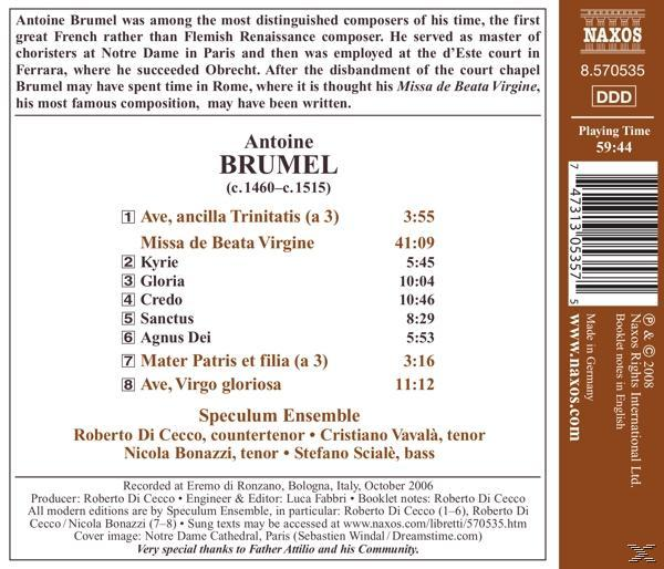 CD-Rückseite mit Text und einer Titelliste, mit dem Namen des Künstlers oben.