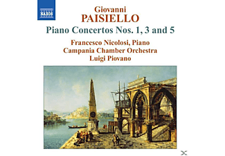 Francesco Nicolosi, Luigi Piovano, Campania Co, Nicolosi/Piovano/Campania KO - Klavierkonzerte 1,3+5  - (CD)