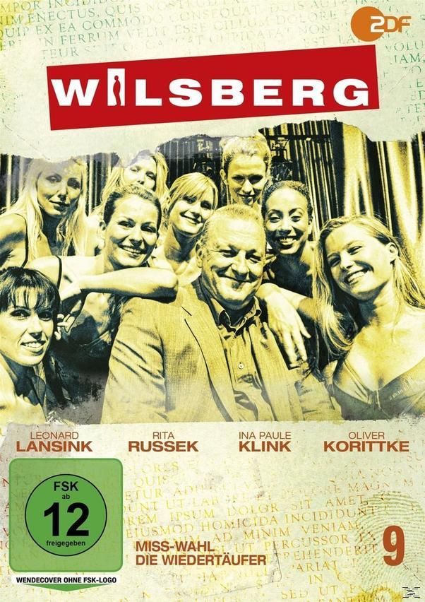 DVD-Cover mit einer Gruppe von Frauen, die einen Mann umgeben. Der Titel 'Wilsberg' steht oben. Text unten.