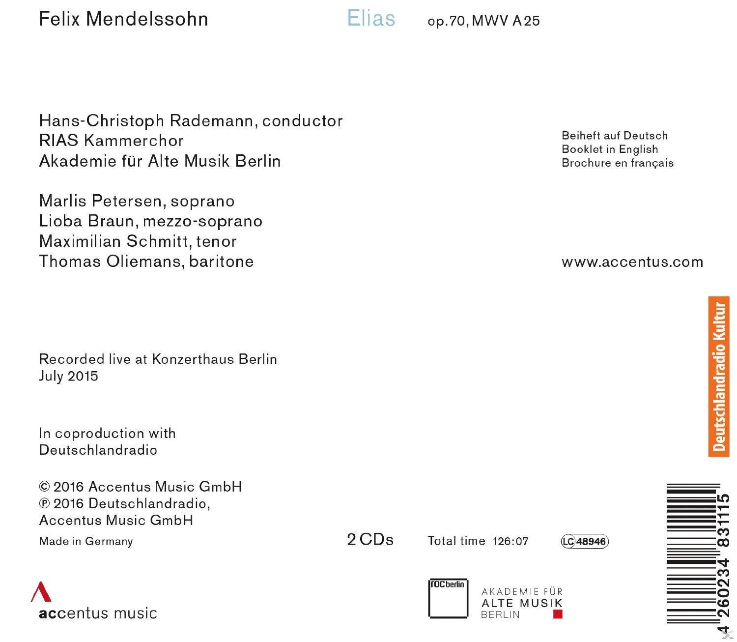 CD-Rückseite mit Künstler und Text. Deutscher und französischer Text mit Musikdetails.