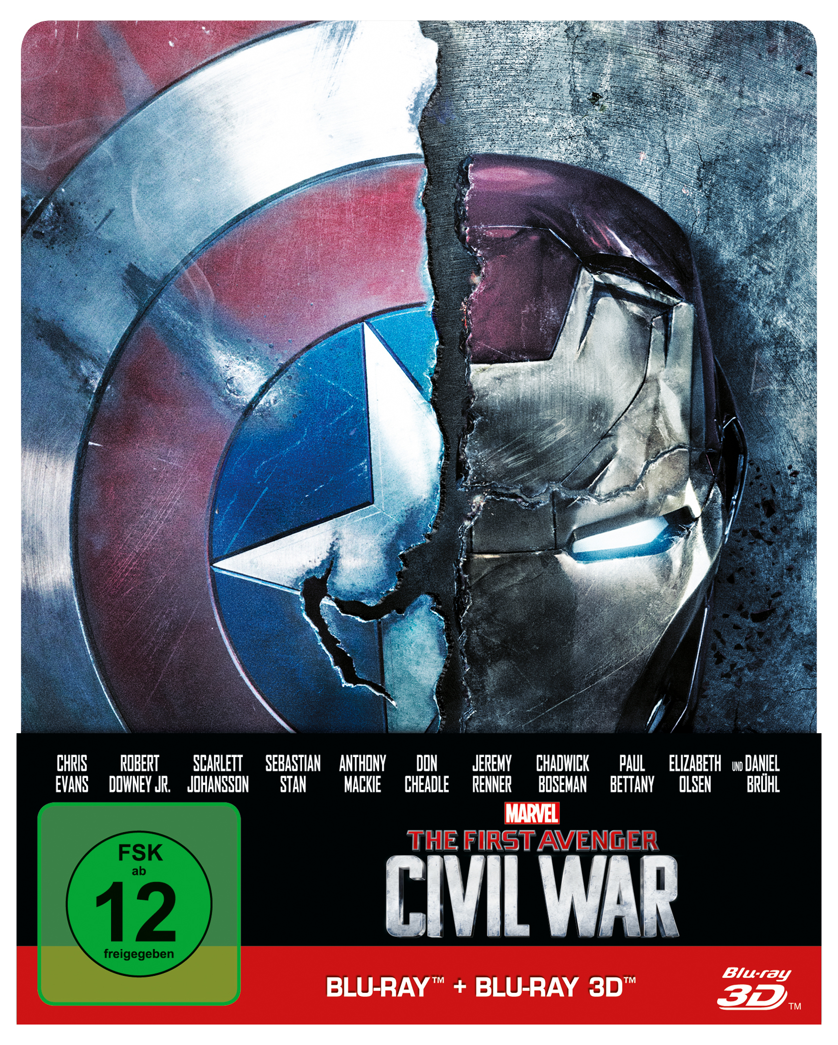 The First Avenger: Civil War (SteelBook) 3D Blu-ray (+2D)