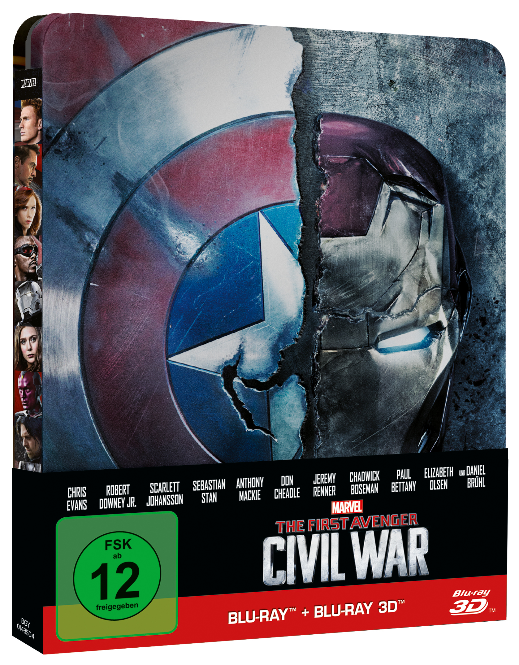 The First Avenger: Civil War (SteelBook) 3D Blu-ray (+2D)