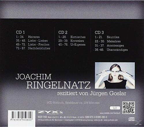Jürgen Goslar - Ringelnatz Box  - (CD)