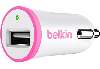 BELKIN Autós töltő, pink, USB, 1 aljzat, 1A