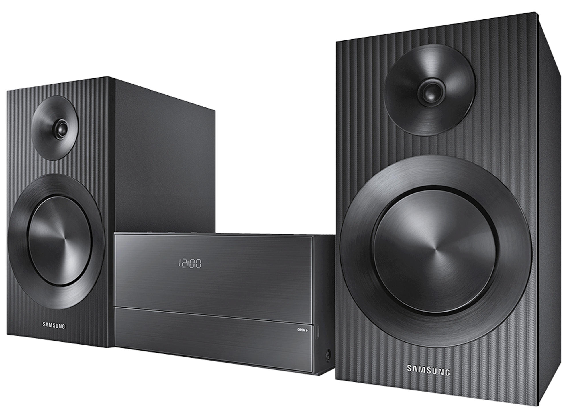 Microcadena - Samsung MM-J330/ZF Negro, 2.0 canales, 70W, Lector CD