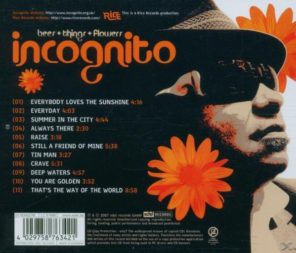 Incognito - BEES & THINGS & FLOWERS  - (CD)