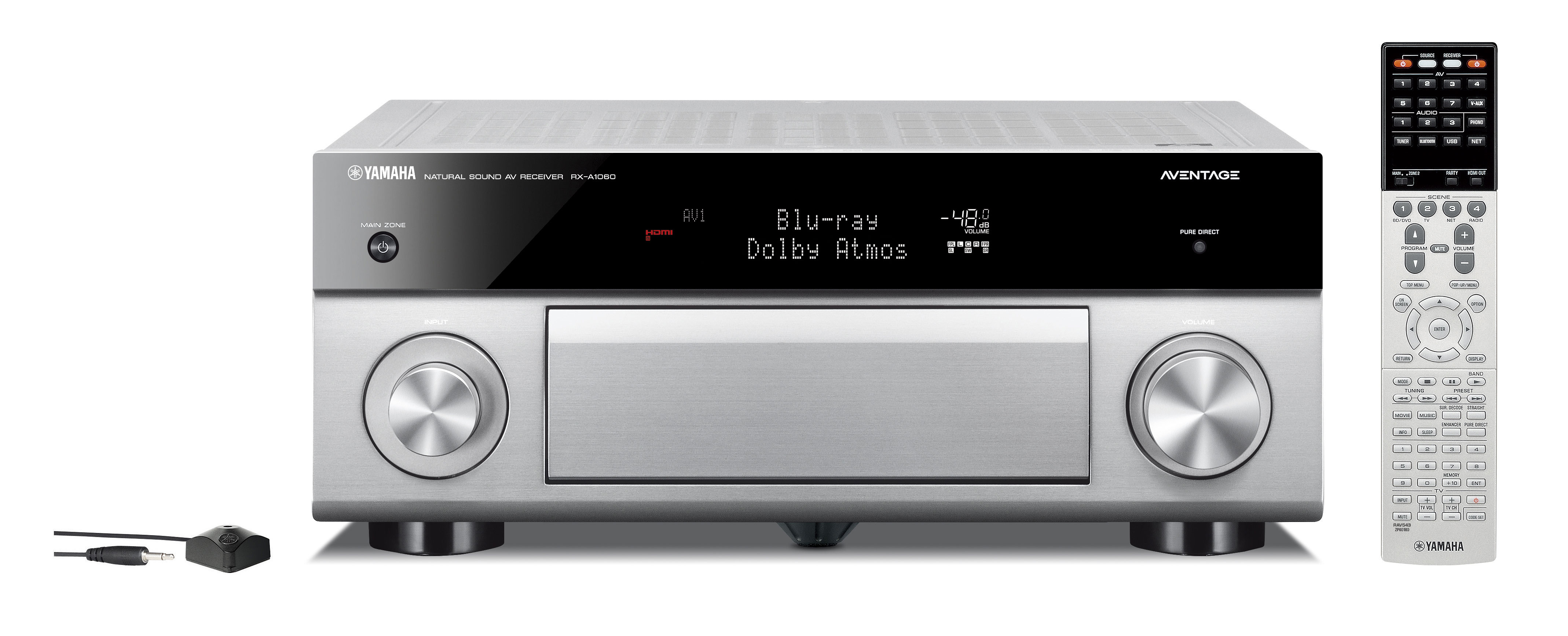 YAMAHA RX-A 1060 AV-Receiver (7.2 Kanäle, 165 Watt pro Kanal, Titan)