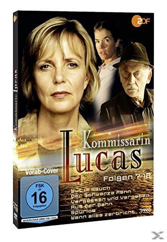 DVD-Cover für 'Kommissarin Lucas' mit Gesichtern und einem Logo.