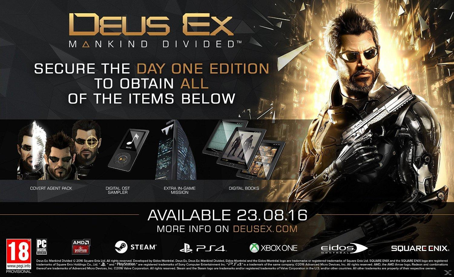 Deus Ex - Mankind Divided Day One Edition PS4