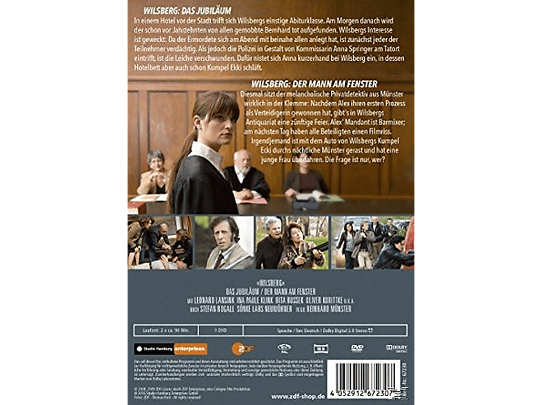 Thumbnail - Wilsberg 12 - Das Jubiläum / Der Mann am Fenster DVD