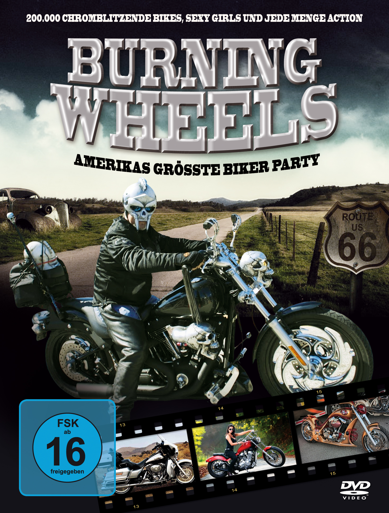 größte Wheels Amerikas Biker DVD Party Burning -