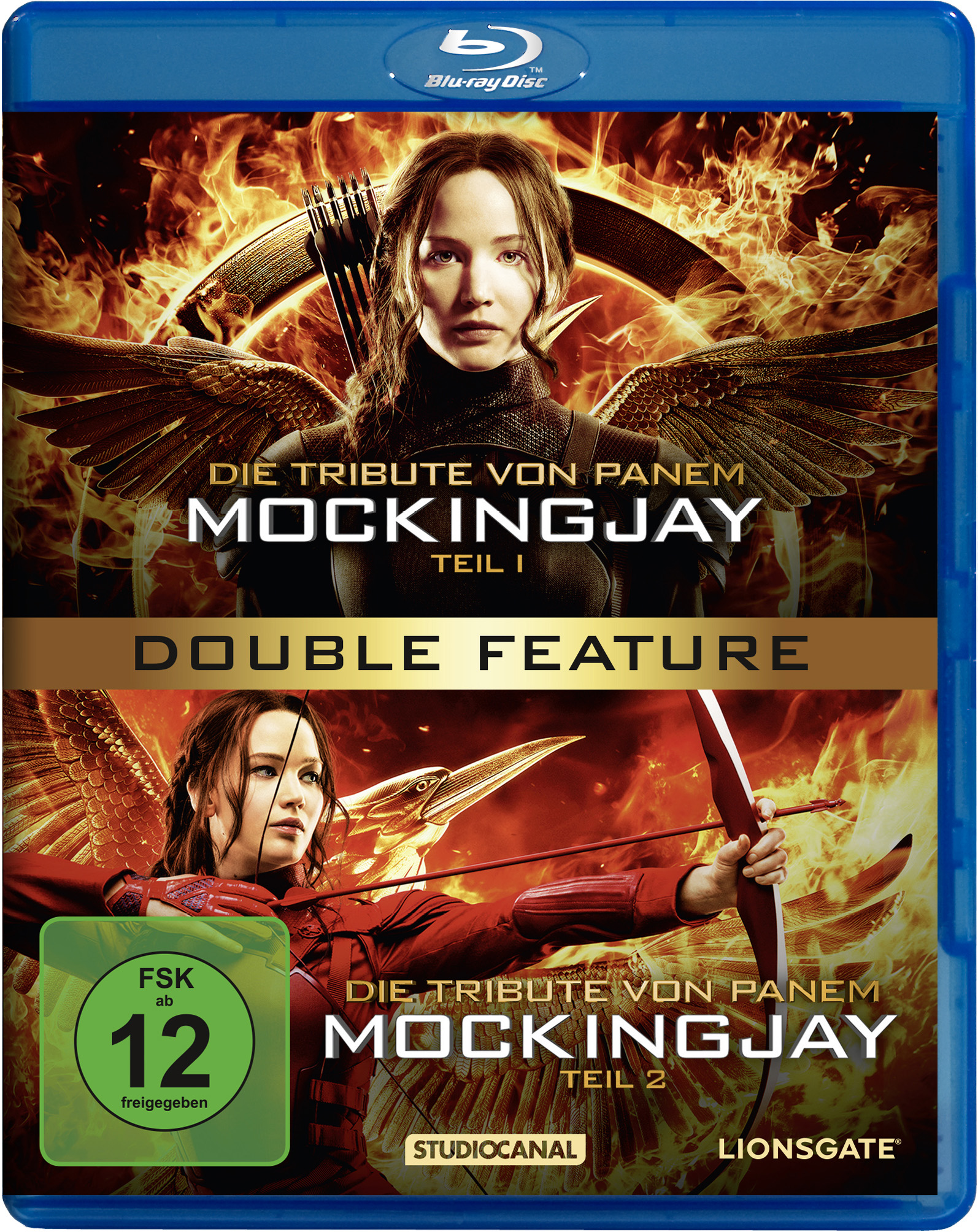 Blu-ray Mockingjay - - Die 1+2 Tribute von Panem Teil