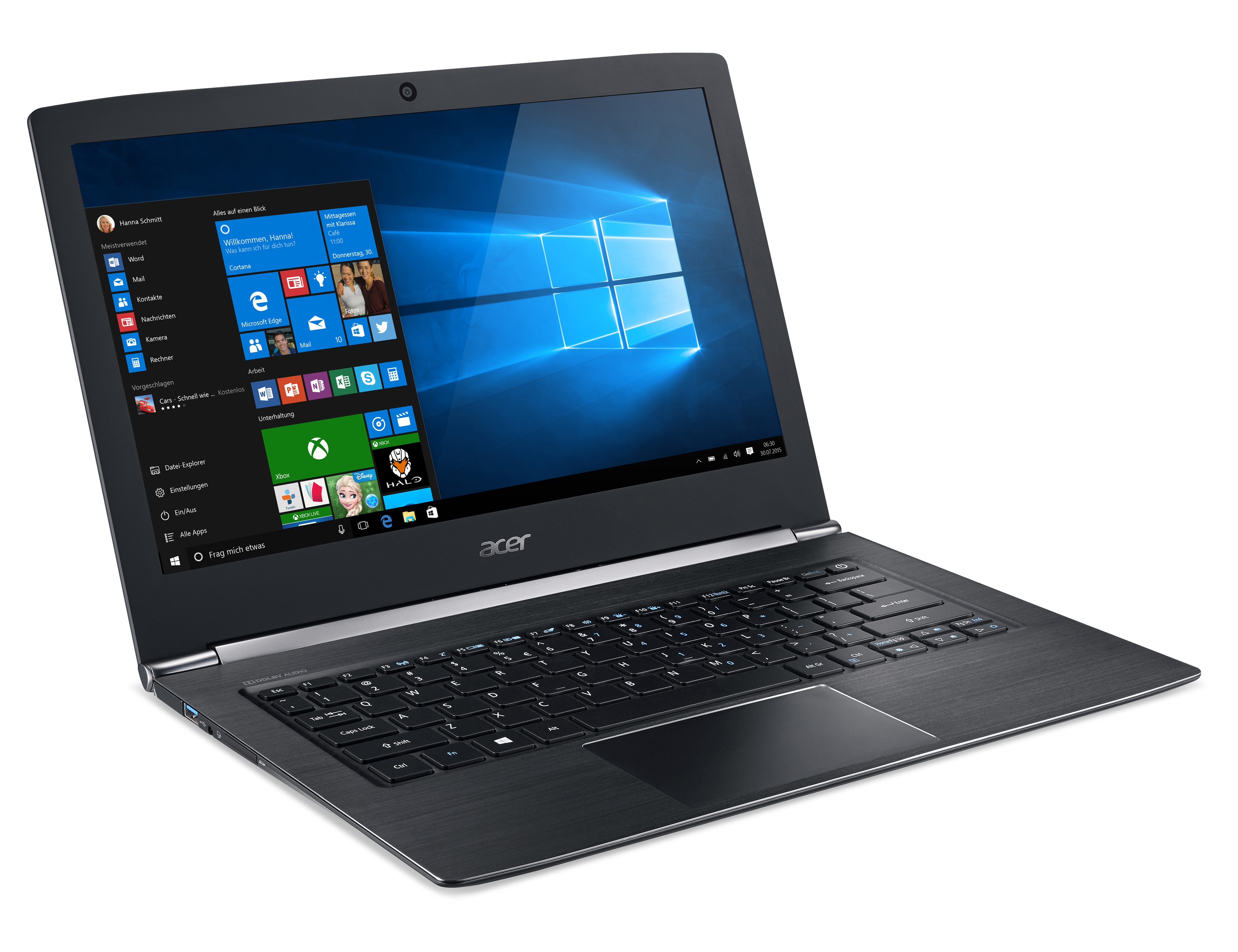 ACER Aspire S 13 (S5-371-757T) - 13,3 Zoll - Intel® Core™ i7 i7-6500U - 8 GB - 256 GB - Intel® HD 520 - Windows 10 Home (64 Bit)