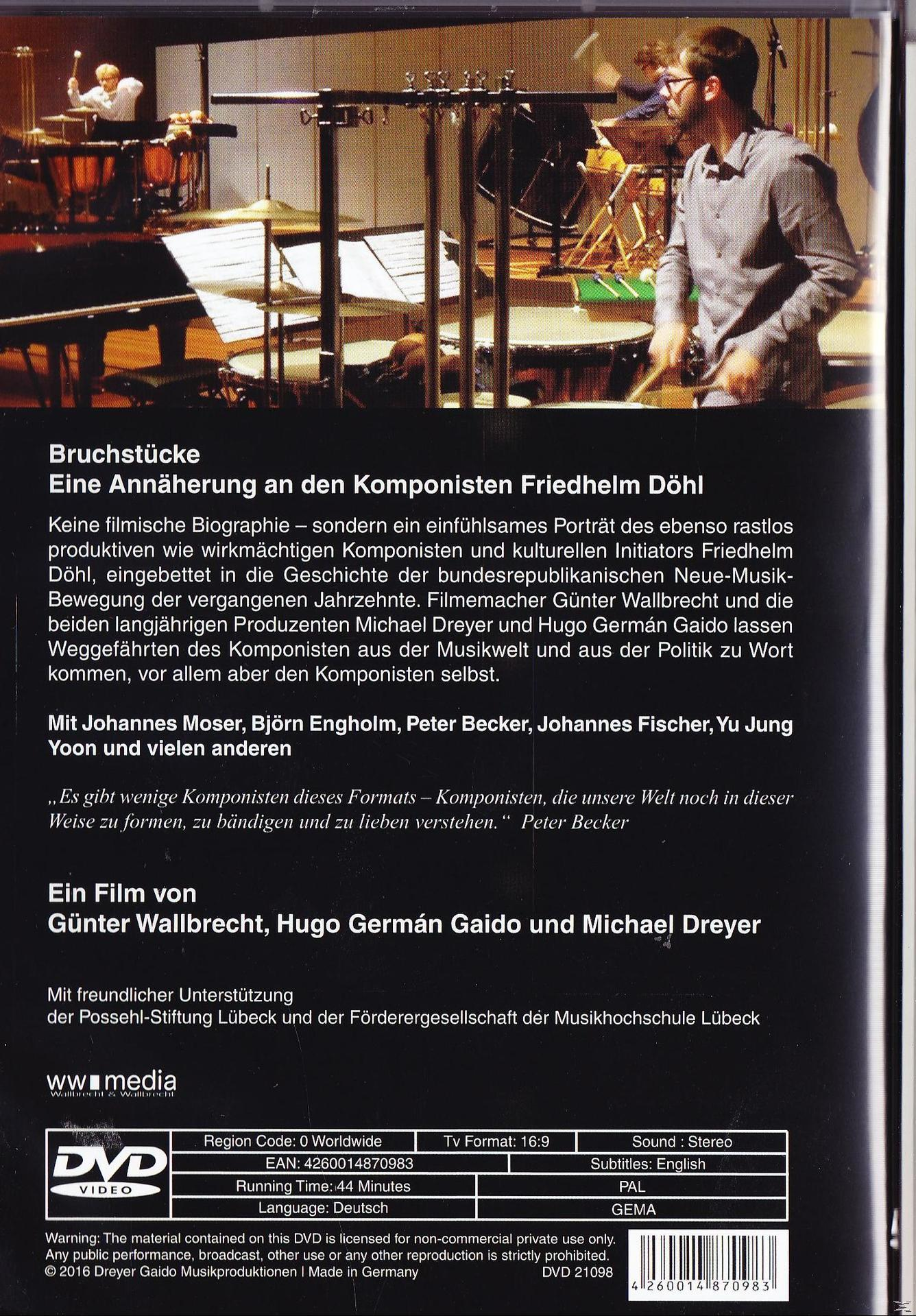 Johannes Moser, Björn Engholm - Bruchstücke-Eine Annäherung F.Döhl  - (DVD)